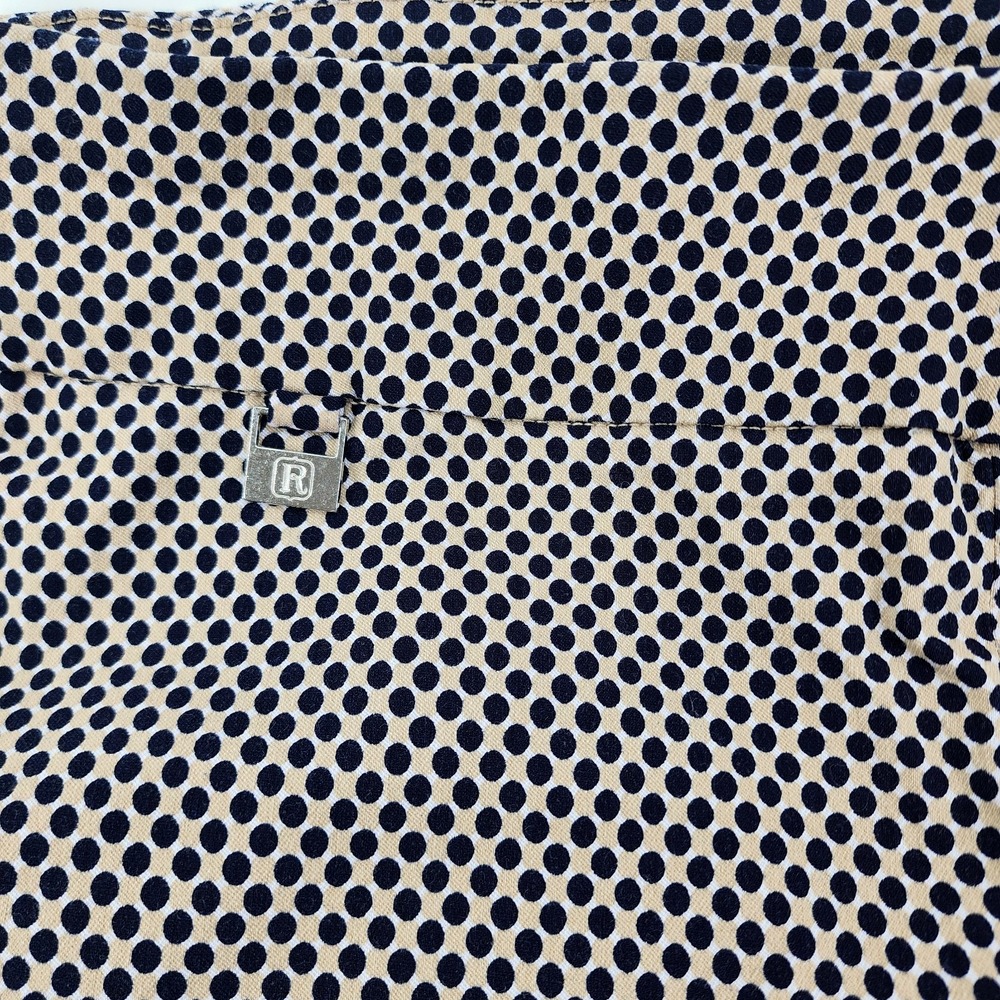 Rafaella Women's Bermuda Stretch Short Size 12 Beige‎ with Black dots - Picture 3 of 7